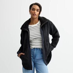 Sonoma Goods For Life Cozy Full-Zip Jacket
